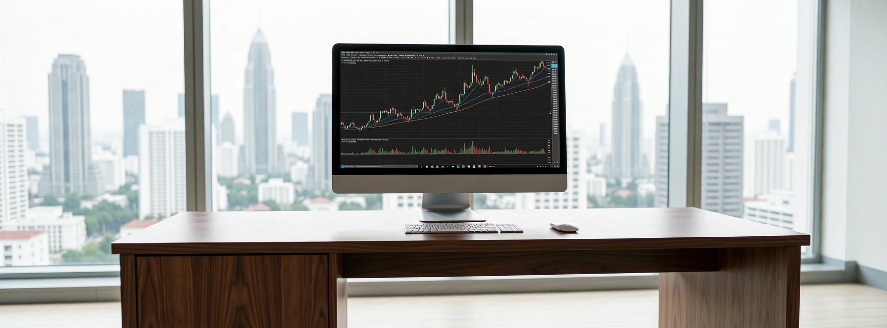 Ruang kerja analisis profesional